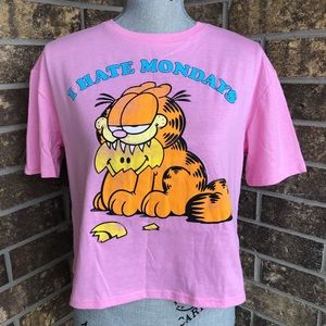 3 for 20 Garfield Pink Crop Top